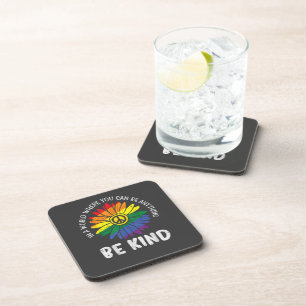 World Be Kind Rainbow Coaster