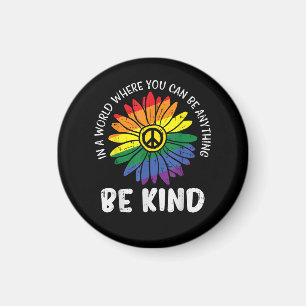 World Be Kind Rainbow Magnet