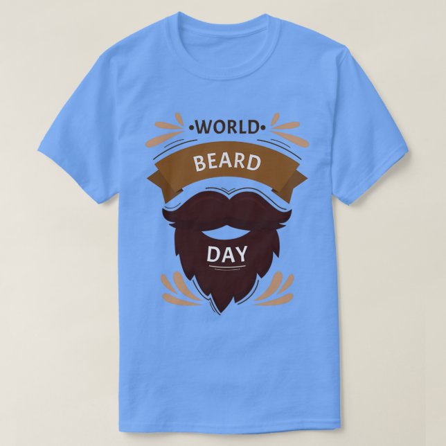 WORLD BEARD DAY 3 T-Shirt (Design Front)