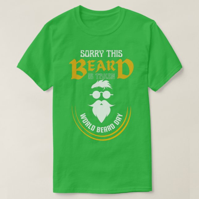 World Beard Day T-Shirt (Design Front)