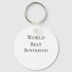 World best boyfriend husband man valentine's day m key ring