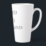World best boyfriend husband man valentine's day m latte mug<br><div class="desc">design</div>