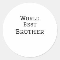 World best brother add name text sports text simpl