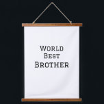 World best brother add name text sports text simpl hanging tapestry<br><div class="desc">design</div>