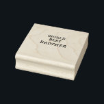 World best brother add name text sports text simpl rubber stamp<br><div class="desc">design</div>