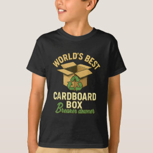 World Best Cardboard Box Breaker Downer Funny Eco T-Shirt