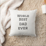World best dad ever fat add name text sports text  cushion<br><div class="desc">design</div>