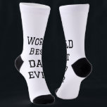 World best dad ever fat add name text sports text  socks<br><div class="desc">design</div>