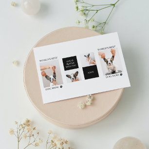 World Best Dog Mum Collage Dog Photo