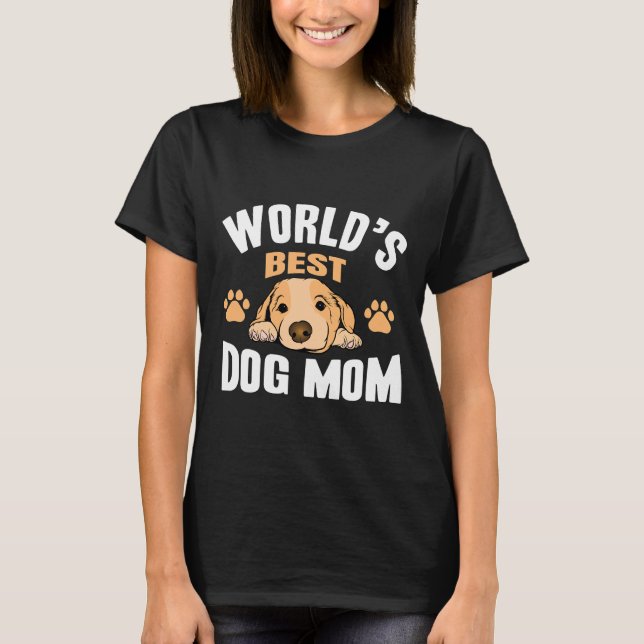 World Best Dog Mum T-Shirt (Front)