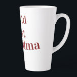 World best Grandma grandmother grandparents pink n Latte Mug<br><div class="desc">design</div>