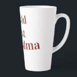 World best Grandma grandmother grandparents pink n Latte Mug<br><div class="desc">design</div>