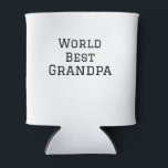 World best Grandpa add name text sports text simpl Can Cooler<br><div class="desc">design</div>