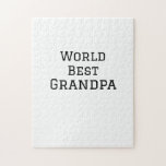 World best Grandpa add name text sports text simpl Jigsaw Puzzle<br><div class="desc">design</div>