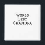 World best Grandpa add name text sports text simpl Magnet<br><div class="desc">design</div>