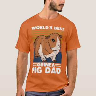 World Best GUINEA PIG Dad Cute Pet Love T-Shirt
