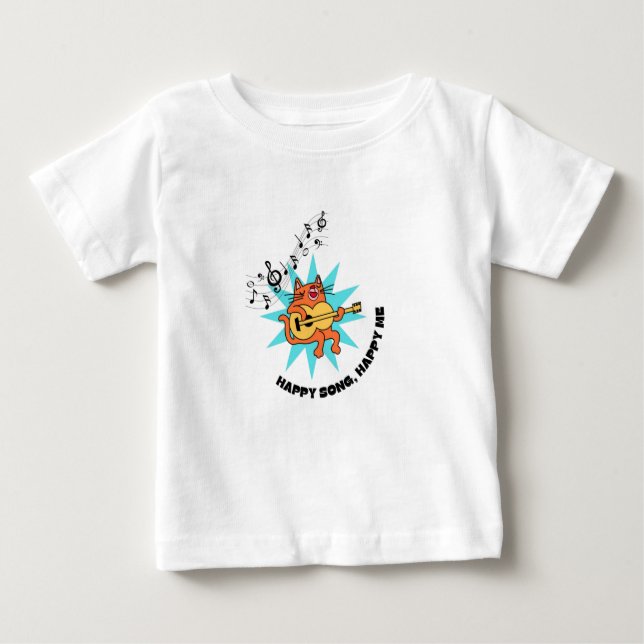 World Best Modern Baby White T-shirt  (Front)