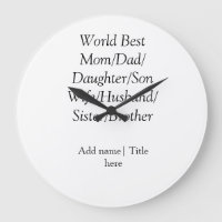 World best mum husband wife dad daughter son