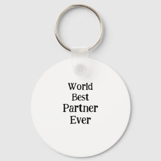 World best partner ever valentine's day lover gf  key ring