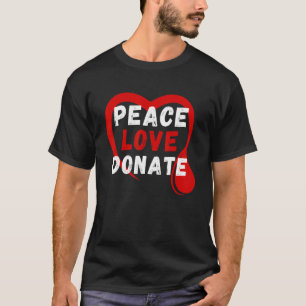 World Blood Donor Day Every Drop Counts Blood Dona T-Shirt