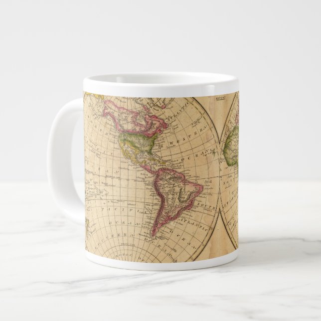 World by Worcester Large Coffee Mug (Front Left)