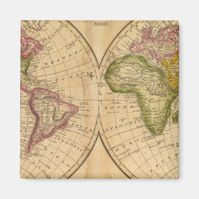 World by Worcester Magnet (Front)
