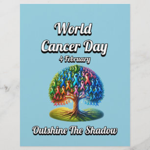 World Cancer Day. 4 February Flyer