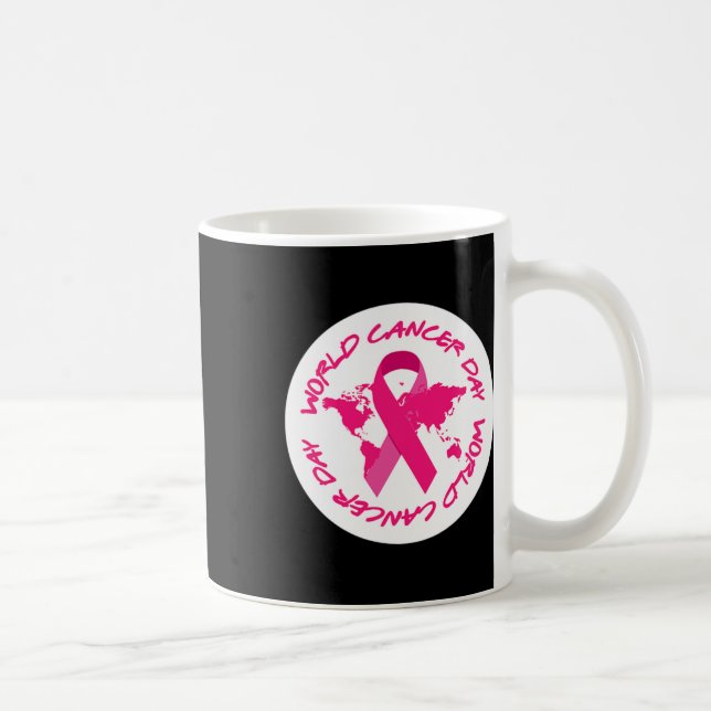 World Cancer Day Awareness 1  Coffee Mug (Right)