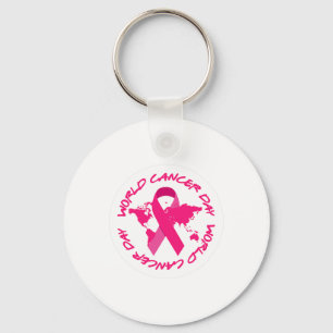 World Cancer Day Awareness 1 Key Ring