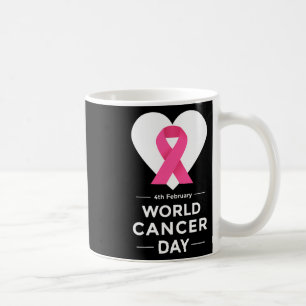 World Cancer Day Awareness 4th Feb Cancer Awarenes Coffee Mug