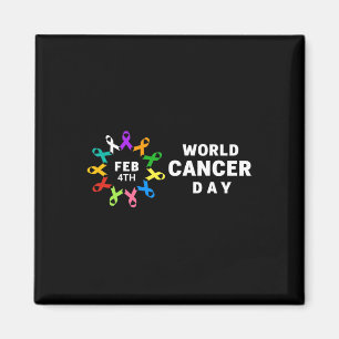 World Cancer Day - Cancer Awareness Magnet