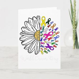 World Cancer Day Cancer Month Support Cancer Aware Card