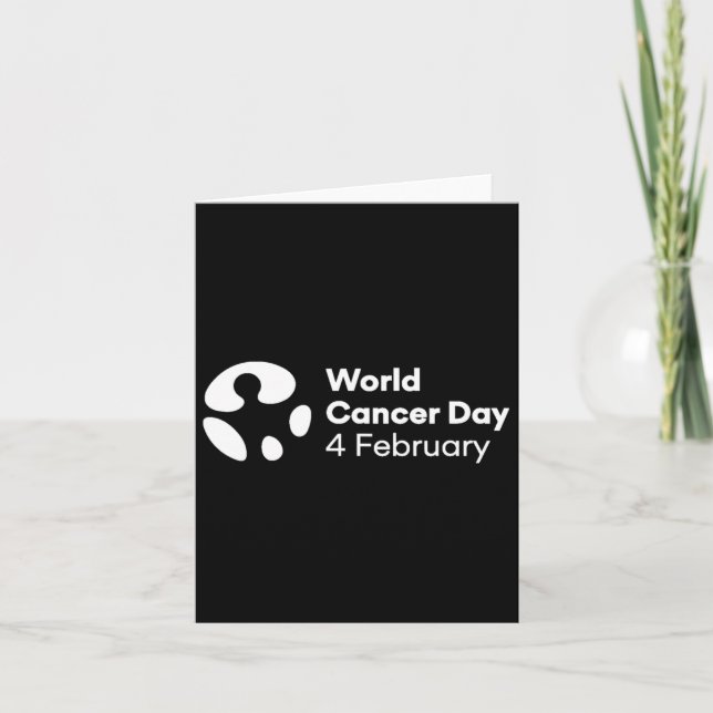 World Cancer Day  Card (Front)