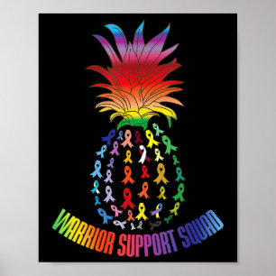 World cancer day Support Squad Cancer Survivor Pin Poster