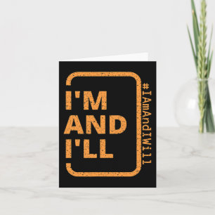 World Cancer day tee says I'm and I'll Card