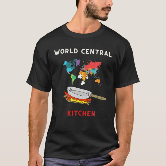 World Central Kitchen Funny Cooking Lover T-Shirt (Front)