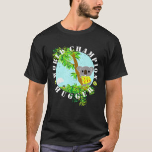 World Champion Hugger Koala Bear Distressed T-Shirt