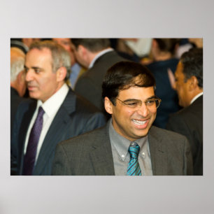 World Chess Champion Vishy Anand Poster