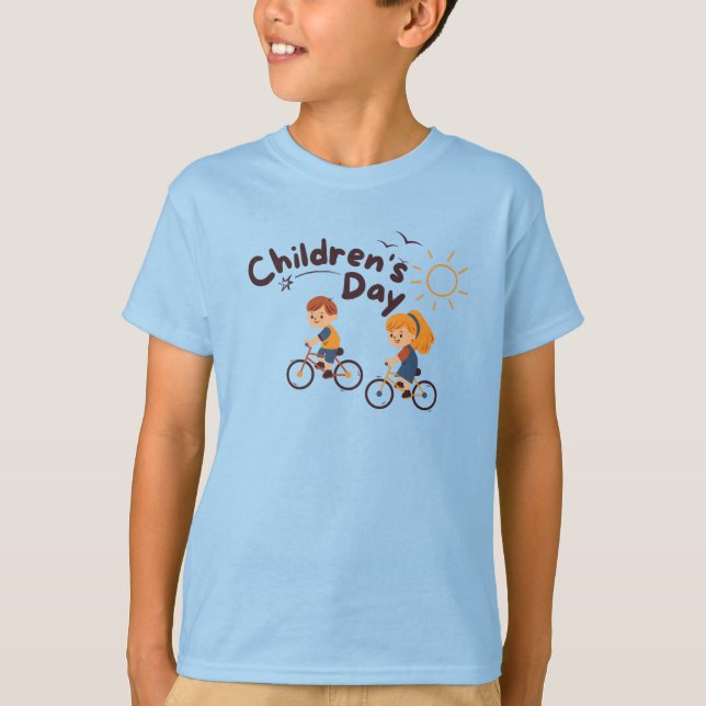World Children's Day Graphic Tee Bicycle (Front)