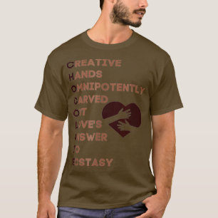 World Chocolate Day Acrostic Chocolate Lovers T-Shirt