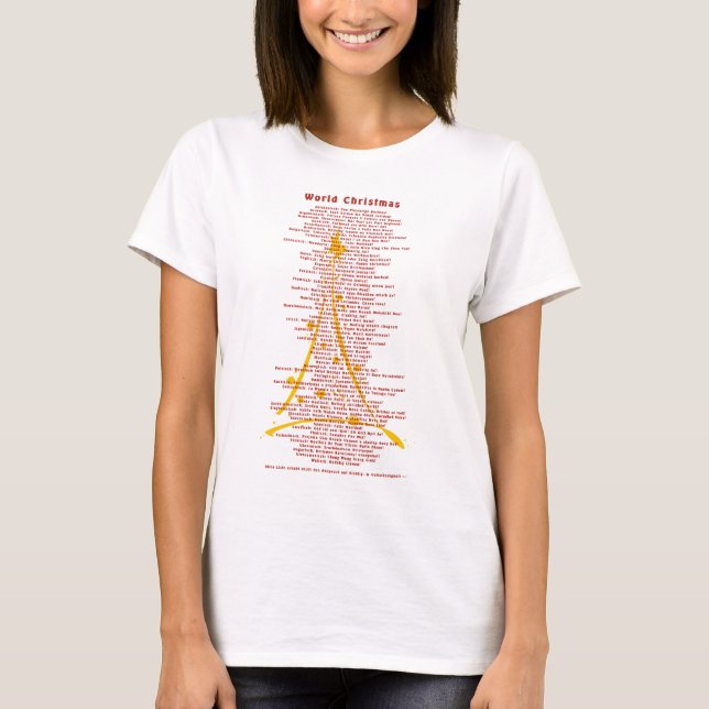 World Christmas T-Shirt (Front)