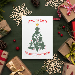 World Christmas Tree Christmas Card