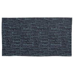 World Cities pillowcases