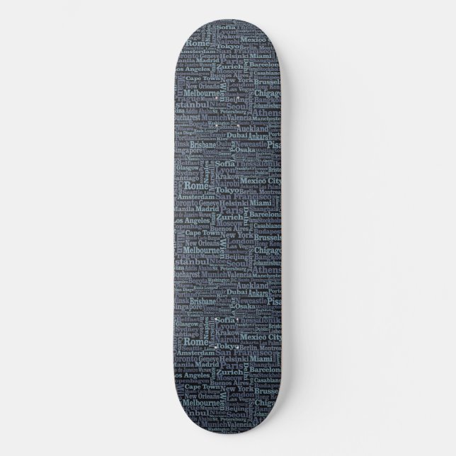 World Cities skateboards (Front)