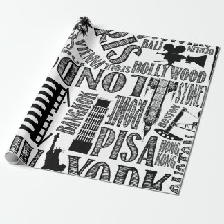 World Cities Wrapping Paper