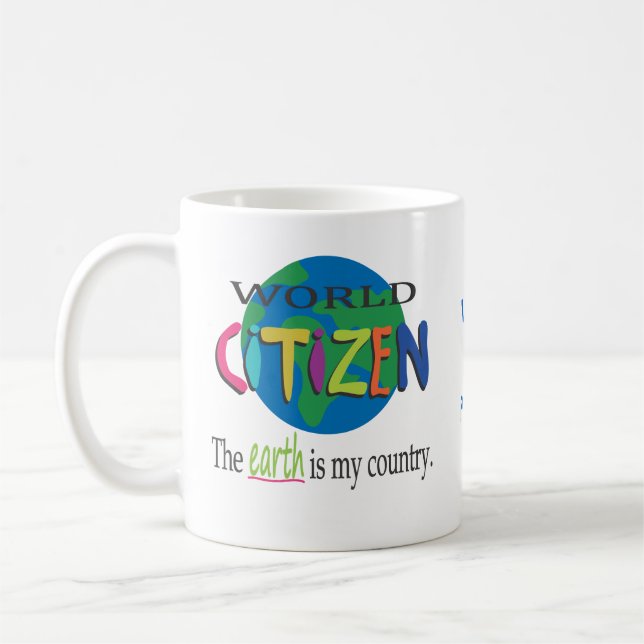 World Citizen Coffee Mug (Left)
