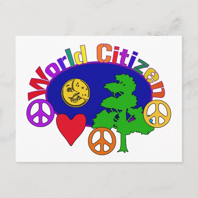 World Citizen Postcard (Front)