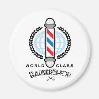 World Class Barber Shop Magnet