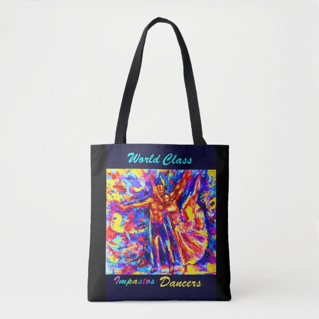 "WORLD CLASS IMPASTOS DANCERS" TOTE BAG (Front)