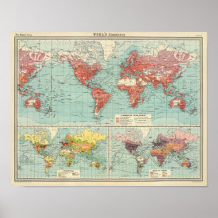 World commerce Map Poster